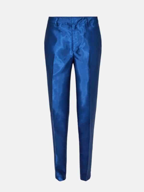 Blue Shiny Suit Pants from Nümph at Little Copenhagen